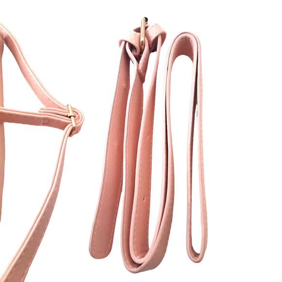 Lulu Dharma | Convertible Crossbody / Waist Purse Baby Pink Fanny Pack Belt - Picture 4 of 6